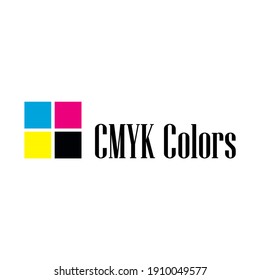 Cmyk color logo vector graphics