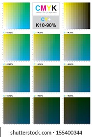 The CMYK color model is a subtractive color model, used in color printing, and is also used to describe the printing process itself. CMYK refers to the 4 inks used: cyan, magenta, yellow and black