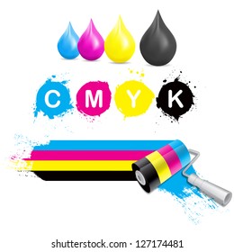 CMYK coloring set