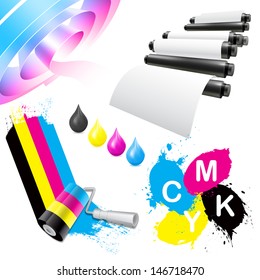 CMYK coloring set