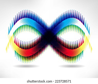 Cmyk Halftone banners. Vector illustration 10 eps
