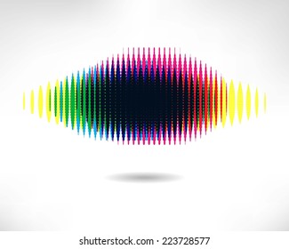 Cmyk Halftone banners. Vector illustration 10 eps