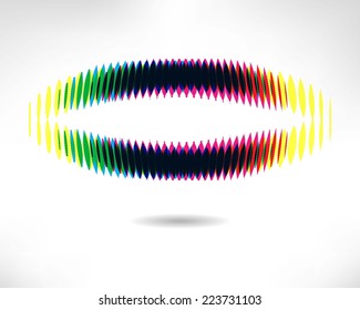 Cmyk Halftone banners. Vector illustration 10 eps