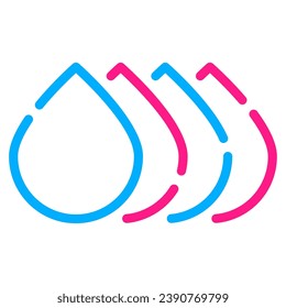 CMYK icon illustration for web, app, infographic, etc