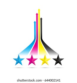 A cmyk line background
