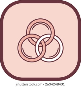 Design de ícone de vetor de linha Cmyk