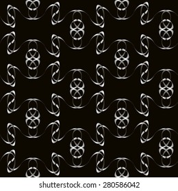 CMYK. Monochrome. Background, pattern, seamless. This is the background of curving lines. They create imaginative play.