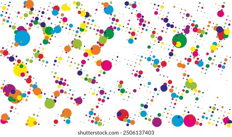 Un patrón CMYK de puntos sobre un fondo blanco, puntos abstractos y círculos sobre fondo blanco, 