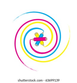 CMYK pencils