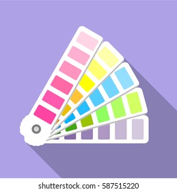 Cmyk picker icon. Flat illustration of cmyk picker vector icon for web