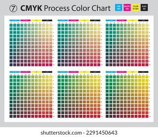 CMYK Process Color Chart No. 7