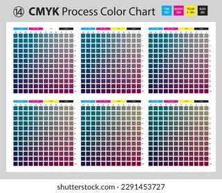CMYK Process Color Chart No. 14