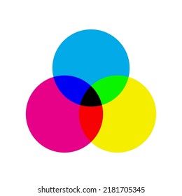 CMYK vector icon isolated on white background