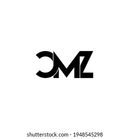 cmz letter original monogram logo design