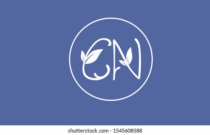 CN abstract vector logo monogram template 