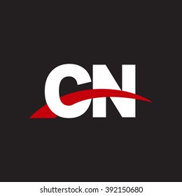 Cn Initial Overlapping Swoosh Letter Logo Stock Vector (Royalty Free ...