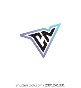 CN letter combination cool logo esport or gaming initial logo as a inspirational concept design