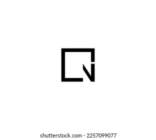 Cn letter corporate logo template