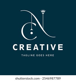 CN letter Type Logo Design vector Template, Abstract Letter CN logo Design, CM logo vector, CN icon vector