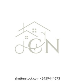 KN-Logo mit einem Element der Basisform, das eine Immobiliengesellschaft bedeutet