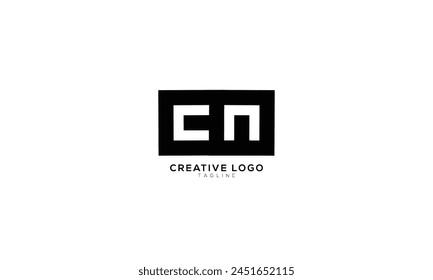 CN NC Abstrakte Initial Monogram Letter Alphabet Logo Design