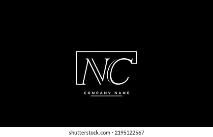CN, NC Abstract Letters Logo Monogram