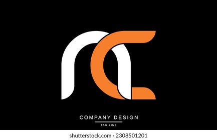 CN, NC, Abstract Letters Logo Monogram