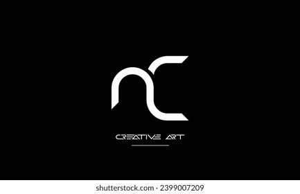 CN, NC, C, N abstract letters logo monogram