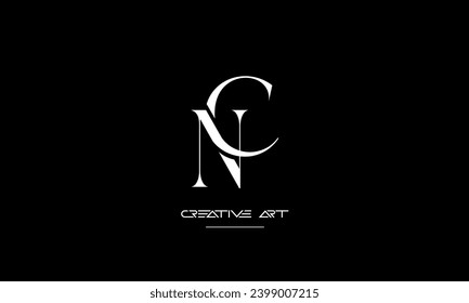 CN, NC, C, N abstract letters logo monogram