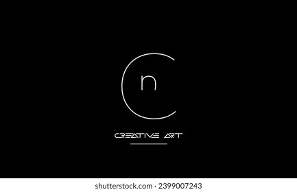 CN, NC, C, N abstract letters logo monogram