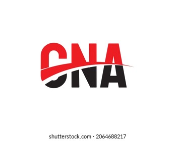 CNA Letter Initial Logo Design Vector Illustration