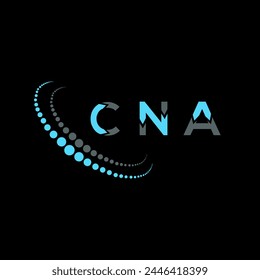CNA letter logo abstract design. CNA unique design. CNA.
 svg