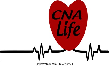CNA life rhythm strip design is for all the CNAs out there. Show how proud you are to be a CNA. You can use for many projects. Decal, T-Shirts, blankets, cups and more.  svg