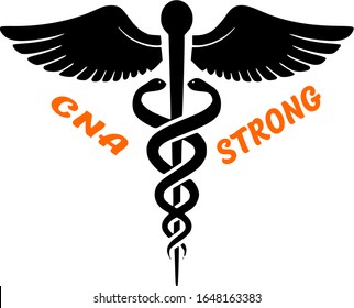 CNA strong design is for all the CNAs out there. Show how proud you are to be a CNA. You can use for many projects. Decal, T-Shirts, blankets, cups and more.  svg