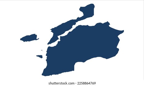 Mapa vectorial de Cnakkale Turquía ilustración de fondo blanco , Mapa estatal de Turquía 