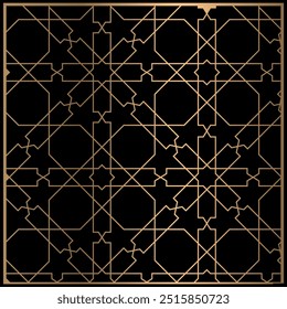 Panel de archivos CNC, patrón islámico árabe, Biblioteca de arte Lightburn para plasma cnc cortado por láser, archivos cortados por láser, patrones cnc Plantilla, arte de pared, paneles de puerta y jardín.