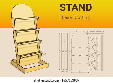 CNC. Laser cutting showcase. Laser cut. For 6 mm plywood.