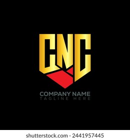 CNC letter logo abstract design. CNC unique design. CNC.
