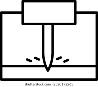 CNC Machine icon design for personal commercial use