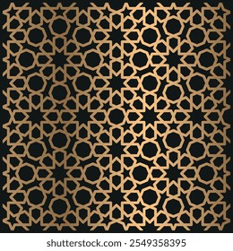 padrão cnc, modelos modernos de corte cnc, design islâmico cnc, padrão cnc geométrico, padrão geométrico preto e ouro, padrão preto e ouro