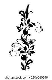 cnc plasma-cut tree and flower wall décor 