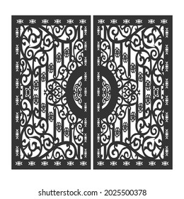 CNC set decorative panels for laser image