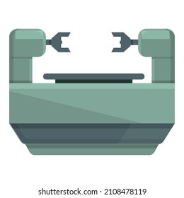 Cnc tool icon cartoon vector. Machine equipment. Industry factory