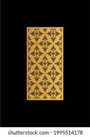 CNC Vector Cutting Patterns for CNC Laser, Router, Plasma, Waterjet, Plotter. Used for 4x8 Sheets MDF, METAL, JAALI, PVC, Plywood, ACP, Acrylic, Marble. Glass Etching For Architects, Interior Designer