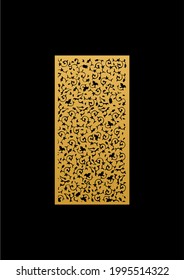 CNC Vector Cutting Patterns for CNC Laser, Router, Plasma, Waterjet, Plotter. Used for 4x8 Sheets MDF, METAL, JAALI, PVC, Plywood, ACP, Acrylic, Marble. Glass Etching For Architects, Interior Designer