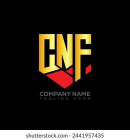CNF letter logo abstract design. CNF unique design. CNF.

