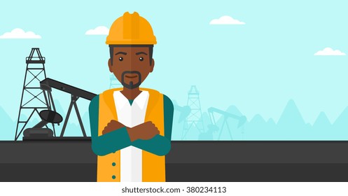 Trabajador petrolero independiente.
