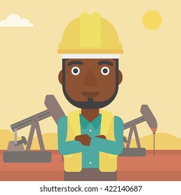 Trabajador petrolero independiente.