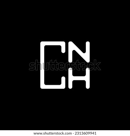 CNH letter logo creative design with vector graphic, CNH simple and modern logo. CNH luxurious alphabet design  