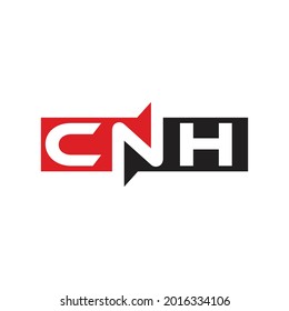 CNH monogram initial letters logo Design Vector